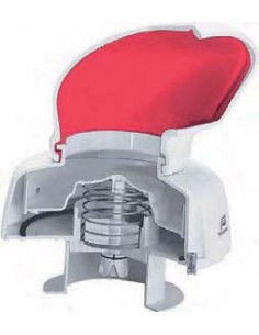 Luchthapper zonder flens 60mm