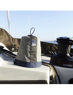 Lier hoes grijs met donkerblauw div. maten 2