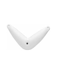 Hoekfender Wit of blauw