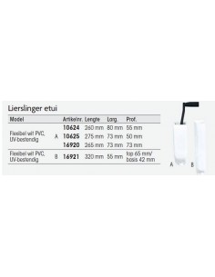 Lierslinger etui PVC wit... 2