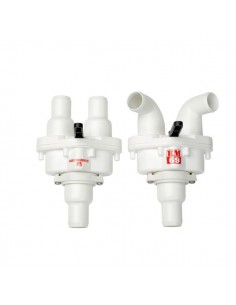 RM69 Slangaansluiting 90° of recht seperaat van toilet.