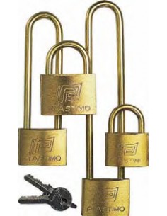 Set hangsloten 3 stuks 30mm 1 sleutel