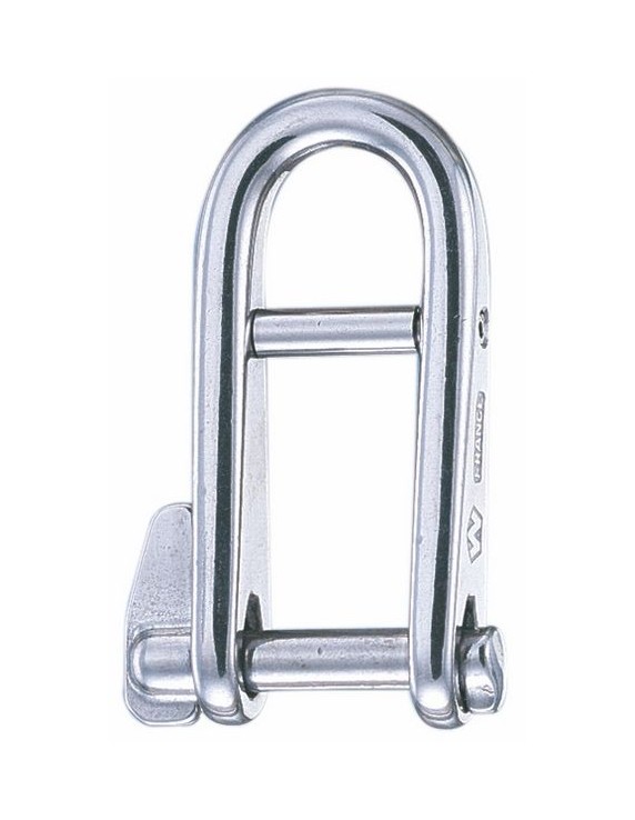 Sleutelsluiting RVS met brug  div. maten