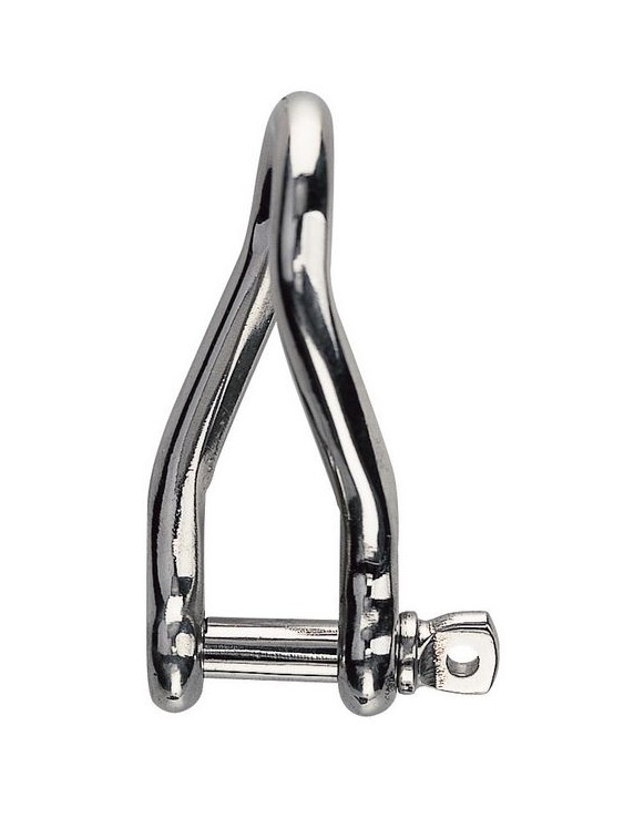 Gedraaide RVS sluiting 5 mm gesmede