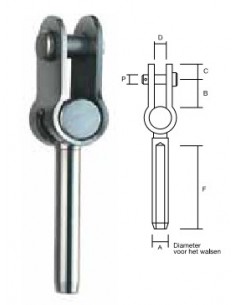 Strap toggle swage 2