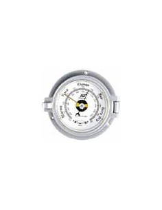 Klok, Baro- of thermo hygrometer 3" matverchr. alu.