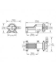 BP1552 / BP1554 Gulper pomp 220 12V/24V 2