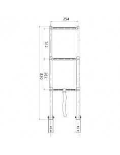 Telescopische zwemtrap 3 of 4 trede 2