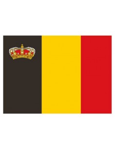 Belgische vlag met Kroon...