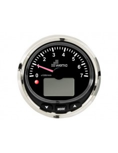 Silver serie toerenteller 7000 rpm NMEA2000 zwart of wit 2