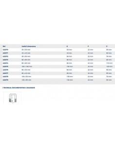 Verzinkte "U" beugel div. maten 2