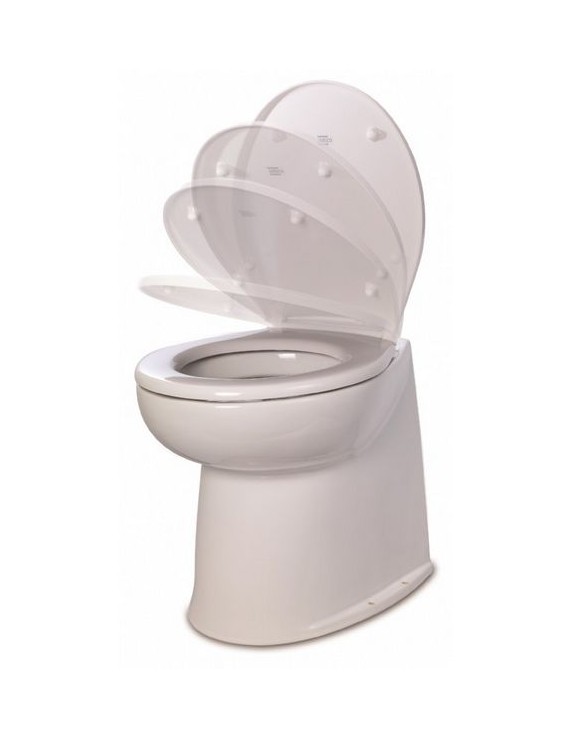 "De Luxe" electrische toilet rechte achterzijde