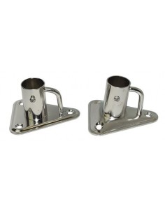 Railing voet RVS 25mm OPisOP