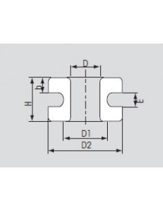 Rubber doorvoertule 5,5 mm 2