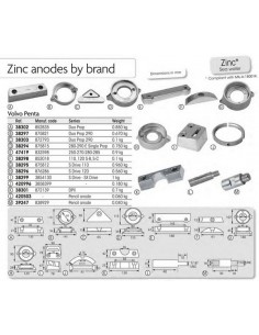 Motor anode Volvo Drive leg collar 280 2