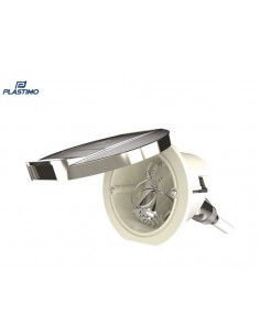 Doucheset rond in chroom zwart of wit