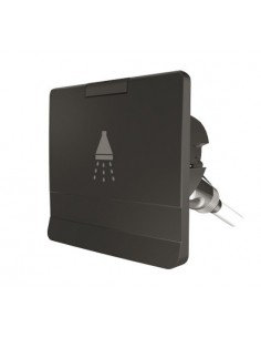 Doucheset vierkant chroom, wit of zwart