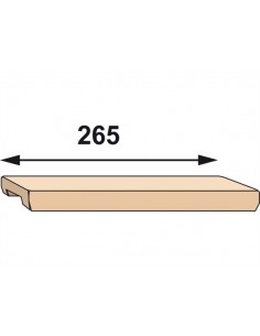 Teakhouten trede voor BUT zwemtrappen div. maten 2