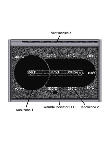 Wallas Kooktoestel diesel 85Dt inbouw