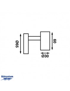 Båtsystem LEIA LR1 USB, LED, 12V-3W 2