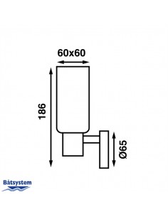 Båtsystem LEIA LW1 USB, LED, 12V-3W 2
