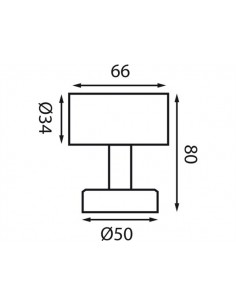 Båtsystem Tube D2 dubbel LED leeslamp, 12V-1,2W 2