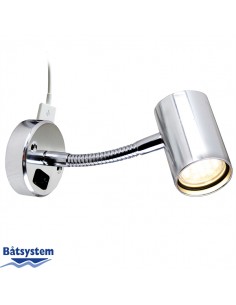 Båtsystem Tube D1 SMD LED, alu, flex arm, met USB aansl.