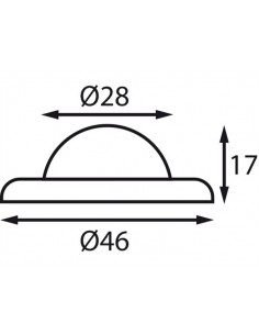 Båtsystem Gleam 46 bolle uitvoering, wit 2