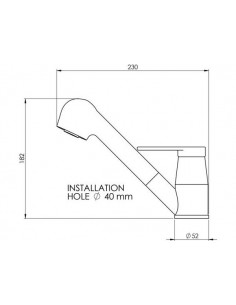 Kraan, uitneembare douche 2