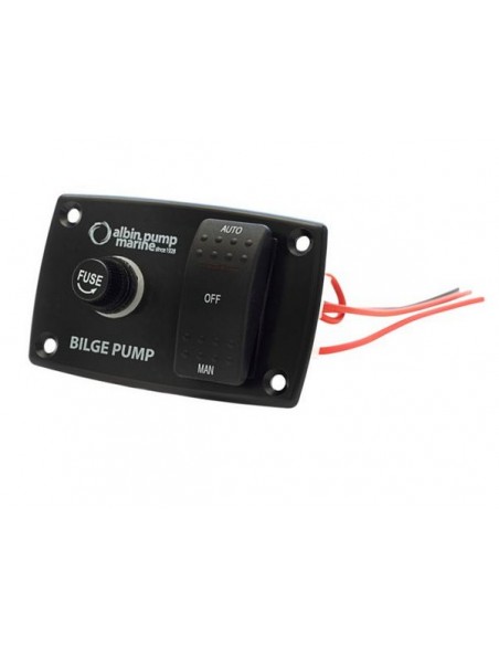 Bilgepomp schakelpaneel 3 standen 12/24V