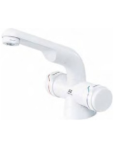 Draaibare mengkraan Wit 2 knops