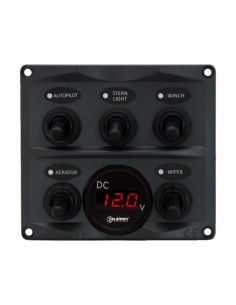 Schakelpaneel met voltmeter div.modellen