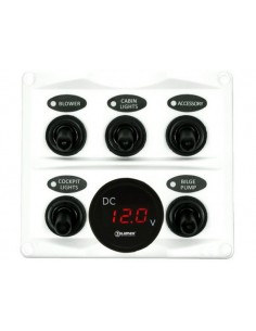 Schakelpaneel met voltmeter div.modellen 2