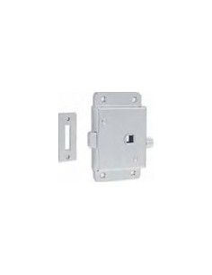 LOCK CH.BR 98X58 + SQ 8MM CLAMPING