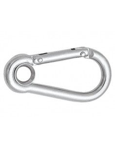 Karabijnhaak met oog 