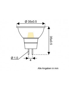 COB-GU-4 Ledlamp 1.5cu 10-30V GU4 2