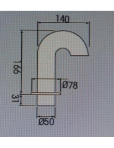 Dekdoorvoerpijp RVS 316 L 2