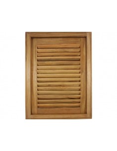 Louvre deur met frame 