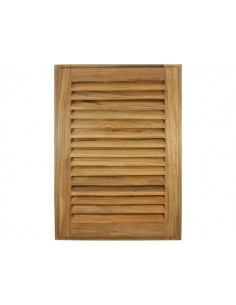 Louvre deur met frame  2