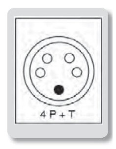 CONNECTOR 32A 3+N+T 400V IP44 2