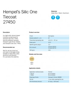 Hempel Silic One Tiecoat 27450 Yellow 0,75l 2