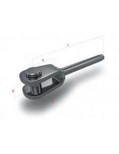 OS Gaffelterminals RVS div. maten