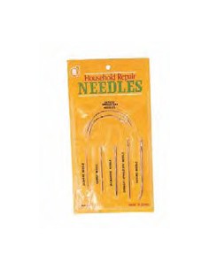 KIT 5 NEEDLES 4 STRAIGHT + 1 CURVED