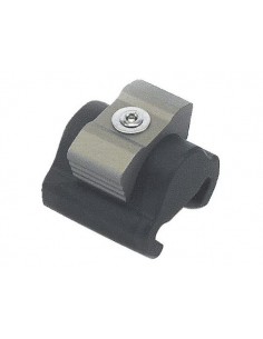 Slede stopper zwart aluminium div.modellen