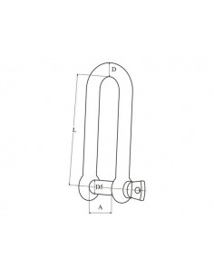 RVS D-Sluituing lang 2