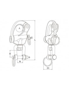 Snapsluiting Wartelgaffel div.modellen 2