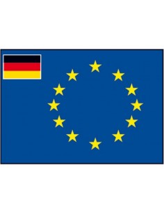 Raad van Europa vlag + kleine vlag Duitsland div.modellen