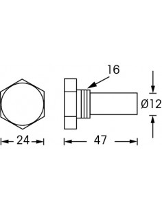 Anode Renault Marine Coach Doorsnede 12 mm 2
