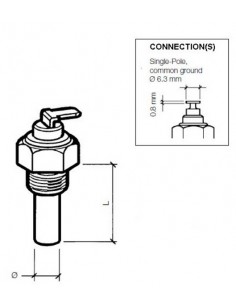 323-801-017-001K VDO Temperatuurgever 1200C M10x1