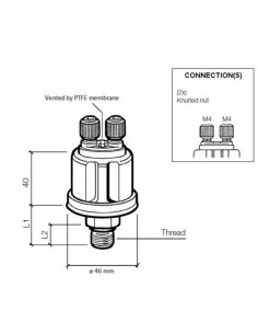 VDO Drukgever M14x1,5/10  2